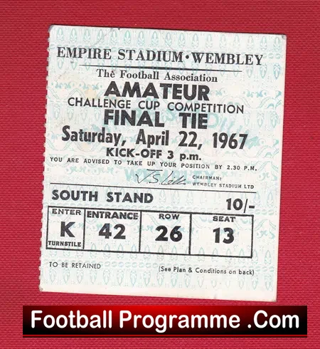 Skelmersdale United v Enfield 1967 – Amateur Cup Final PLus