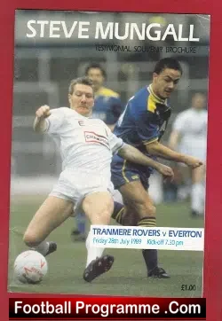 Steve Mungall Testimonial Tranmere Rovers 1989