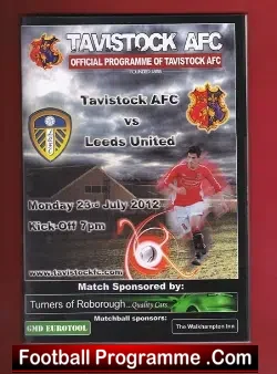 Tavistock AFC v Leeds United 2012 – Pre Season Friendly