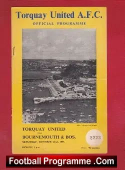 Torquay United v Bournemouth 1955