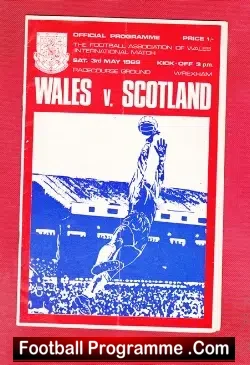 Wales v Scotland 1969 – at Wrexham + Denis Law