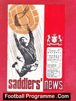 Walsall v Torquay United 1967