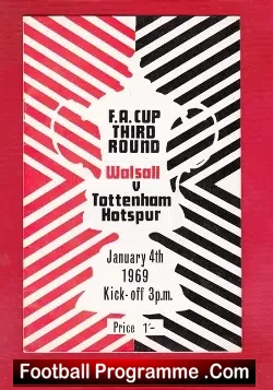 Walsall v Tottenham 1969 – FA Cup