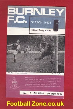 Burnley v Fulham 1967