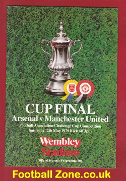 Arsenal v Manchester United 1979 – FA Cup Final Wembley