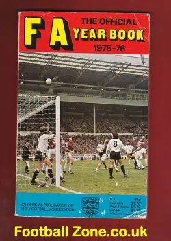 FA Football Yearbook 1975 - 1976
