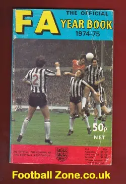 FA Football Yearbook 1974 - 1975