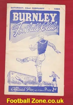 Burnley v Liverpool 1952