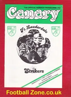 Norwich City v Fort Lauderdale 1981 – Friendly Match USA