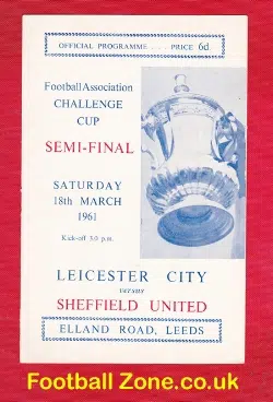 Leicester City v Sheffield United 1961 - FA Cup Semi Final