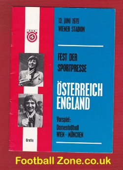 Austria v England 1979