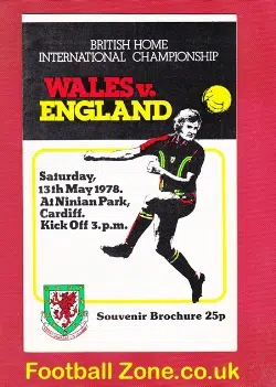Wales v England 1978