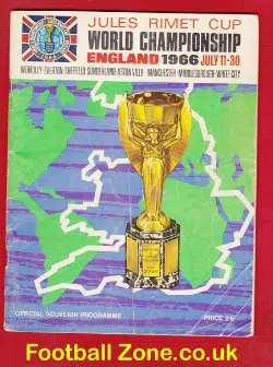 England 1966 World Cup Football Guide Booklet