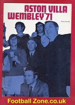 Aston Villa Wembley Souvenir 1971