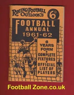 Racing + Football Outlook Annual Handbook 1961 - 1962
