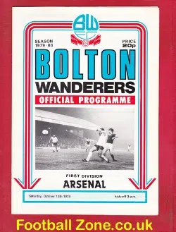 Bolton Wanderers v Arsenal 1979