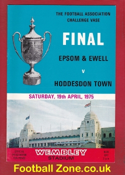 Hoddesdon Town v Epsom Ewell 1975 – Amateur Cup Final