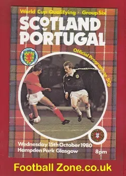 Scotland v Portugal 1980 - Glasgow
