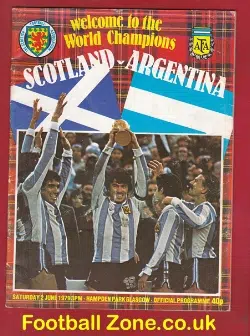 Scotland v Argentina 1979 - Diego Maradona