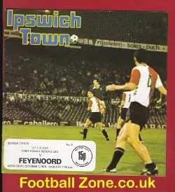 Ipswich Town v Feyenoord 1975 - UEFA Cup