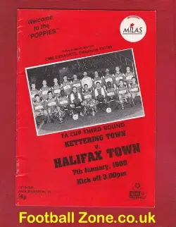 Kettering Town v Halifax Town 1989 - FA Cup