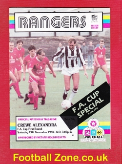 Stafford Rangers v Crewe Alexandra 1988 – FA Cup
