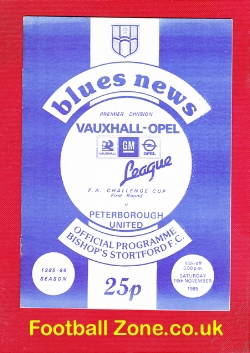Bishops Stortford v Peterborough United 1985 – FA Cup