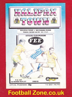 Halifax Town v Kettering Town 1989 – FA Cup