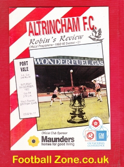 Altrincham v Port Vale 1992 – FA Cup