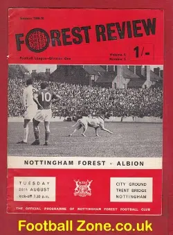 Nottingham Forest v WBA 1969