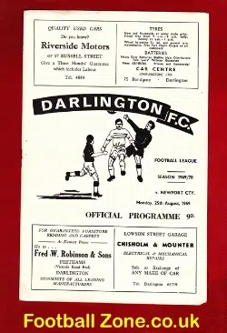 Darlington v Newport County 1969