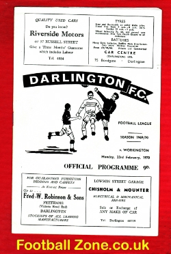 Darlington v Workington 1970