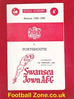 Swansea Town v Portsmouth 1965