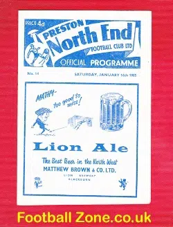 Preston North End v Bolton Wanderers 1965