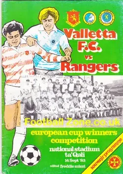 Valetta v Glasgow Rangers 1983 – Malta