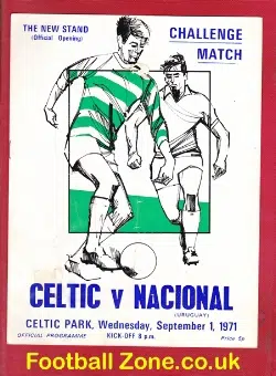 Glasgow Celtic v Nacional 1971 - European Cup