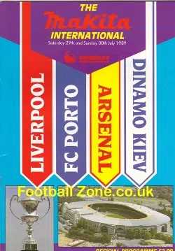 Makita Tournament Wembley 1989 - Arsenal - Liverpool +
