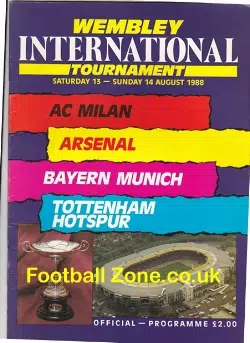 Makita Tournament Wembley 1988 – Arsenal – Tottenham +