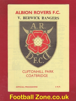Albion Rovers v Berwick Rangers 1973