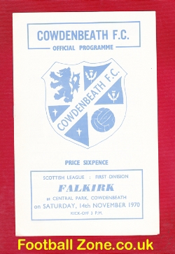 Cowdenbeath v Falkirk 1970