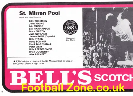 St Mirren v Kilmarnock 1979 – Multi Autographed Signed