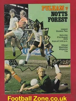 Fulham v Nottingham Forest 1976