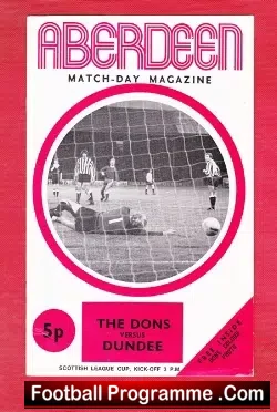 Aberdeen v Dundee 1971