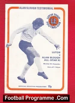Alan Slough Testimonial Luton Town – George Best and Rod Marsh