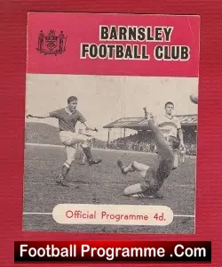 Barnsley v Chester 1964 - FA Cup - football programme