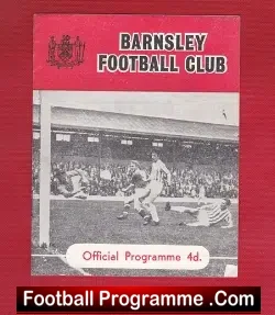 Barnsley v Colchester United 1965 - football programme