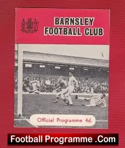 Barnsley v Luton Town 1965 - football programme