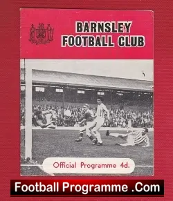 Barnsley v Walsall 1965 - football programme