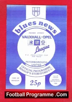 Bishops Stortford v Peterborough United 1985 – FA Cup