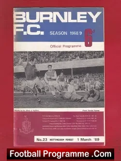 Burnley v Nottingham Forest 1969